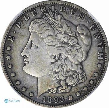 1893 S Front (Obverse)