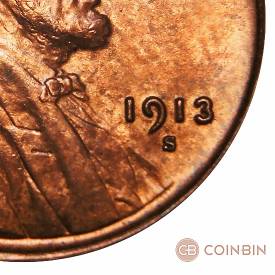 1913 S Mint Mark