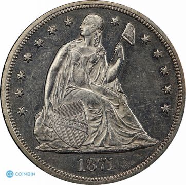 1871 CC Front (Obverse)