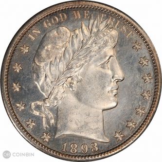1893 S Front (Obverse)