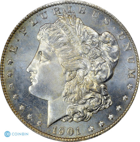 1901 Morgan Silver Dollar Values, Key Dates, & Errors | CoinBin.com