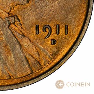 1911 D Mint Mark