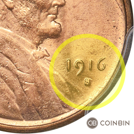 1916 S Mint Mark