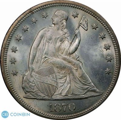 1870 S Front (Obverse)