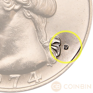 1974 D Mint Mark